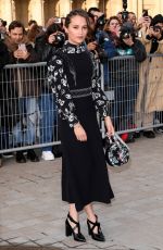 ALICIA VIKANDER at Louis Vuitton Show at Paris Fashion Week 03/05/2019