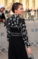 ALICIA VIKANDER at Louis Vuitton Show at Paris Fashion Week 03/05/2019
