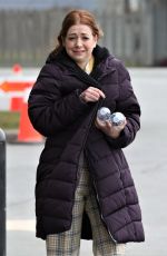 ALYSON HANNIGAN Out Filming in Vancouver 03/15/2019