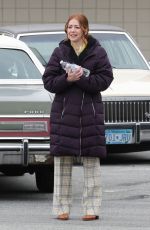 ALYSON HANNIGAN Out Filming in Vancouver 03/15/2019