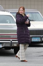 ALYSON HANNIGAN Out Filming in Vancouver 03/15/2019