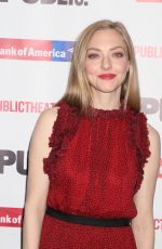 AMANDA SEYFRIED at White Noise Opening Night in New York 03/20/2019