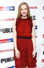 AMANDA SEYFRIED at White Noise Opening Night in New York 03/20/2019