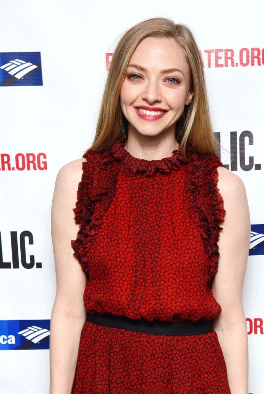 AMANDA SEYFRIED at White Noise Opening Night in New York 03/20/2019