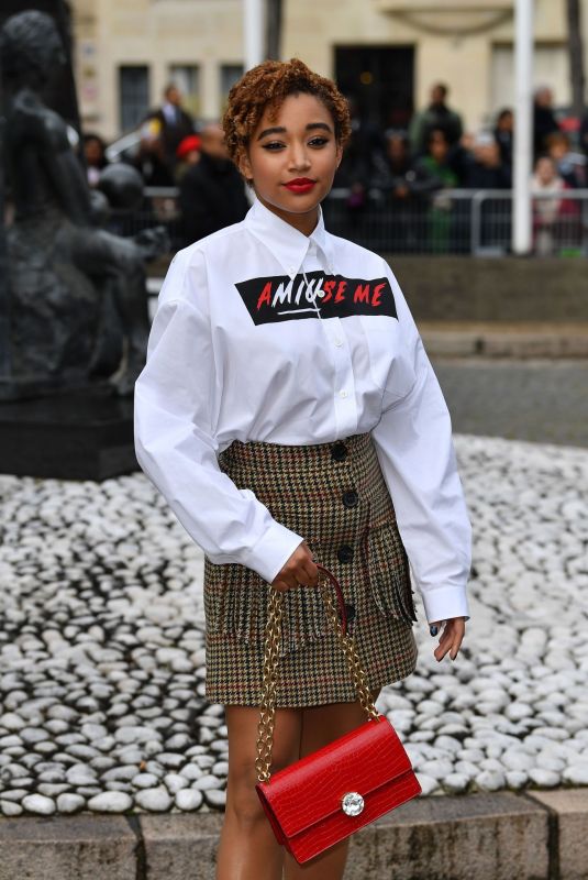 AMANDLA STENBERG at Miu Miu Show at Paris Fashion Week 03/05/2019