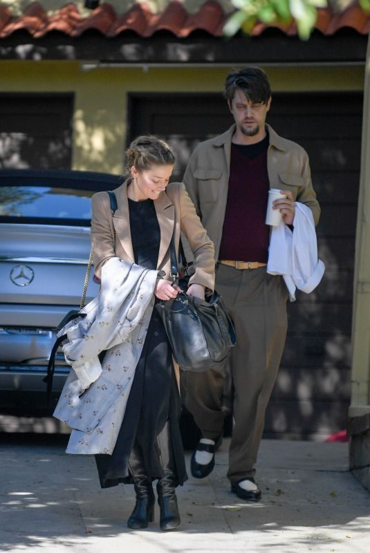 AMBER HEARD and Andy Muschietti Kissing Out in Los Angeles 03/13/2019