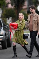 AMBER HEARD and Andy Muschietti Out in Los Angeles 03/24/2019