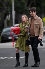 AMBER HEARD and Andy Muschietti Out in Los Angeles 03/24/2019