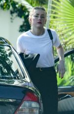 AMBER HEARD Arrives at Chateau Marmont in Los Angeles 03/27/2019