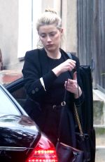 AMBER HEARD at a Business Meeting in Los Angeles 03/21/2019