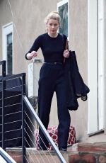 AMBER HEARD at a Business Meeting in Los Angeles 03/21/2019