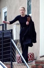 AMBER HEARD at a Business Meeting in Los Angeles 03/21/2019