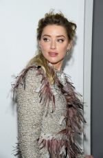 AMBER HEARD at Giambattista Valli Show at Paris Fashion Week 03/04/2019