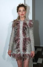 AMBER HEARD at Giambattista Valli Show at Paris Fashion Week 03/04/2019