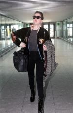 AMBER HEARD at Heathrow Airport in London 03/08/2019