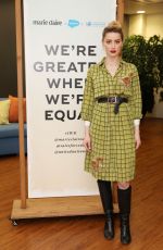 AMBER HEARD at Marie Claire International Women