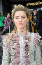 AMBER HEARD Leaves Giambattista Valli Fashion Show at PFW in Paris 03/04/2019