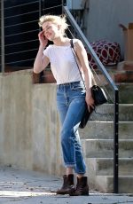 AMBER HEARD Visiting a Friend in Los Angeles 03/25/2019