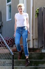 AMBER HEARD Visiting a Friend in Los Angeles 03/25/2019