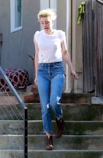 AMBER HEARD Visiting a Friend in Los Angeles 03/25/2019