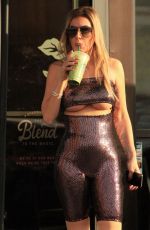 ANA BRAGA in Tights at Starbucks in Los Angeles 03/04/2019