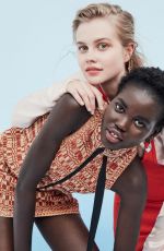 ANGOURIE RICE, ADUT AKECH and AMY SHARK vor Vogue, Australia March 2019