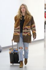 ANNABELLE WALLIS at Los Angeles International Airport 03/02/2019