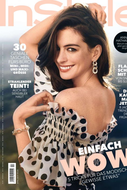 ANNE HATHAWAY in Instyle Magazine, Germany April 2019