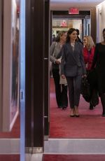 ANNE HATHAWAY Meets United Nations Secretary General in New York 03/12/2019