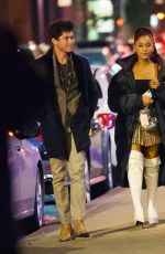 ARIANA GRANDE and Graham Phillips Night Out in New York 03/09/2019