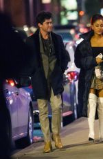 ARIANA GRANDE and Graham Phillips Night Out in New York 03/09/2019