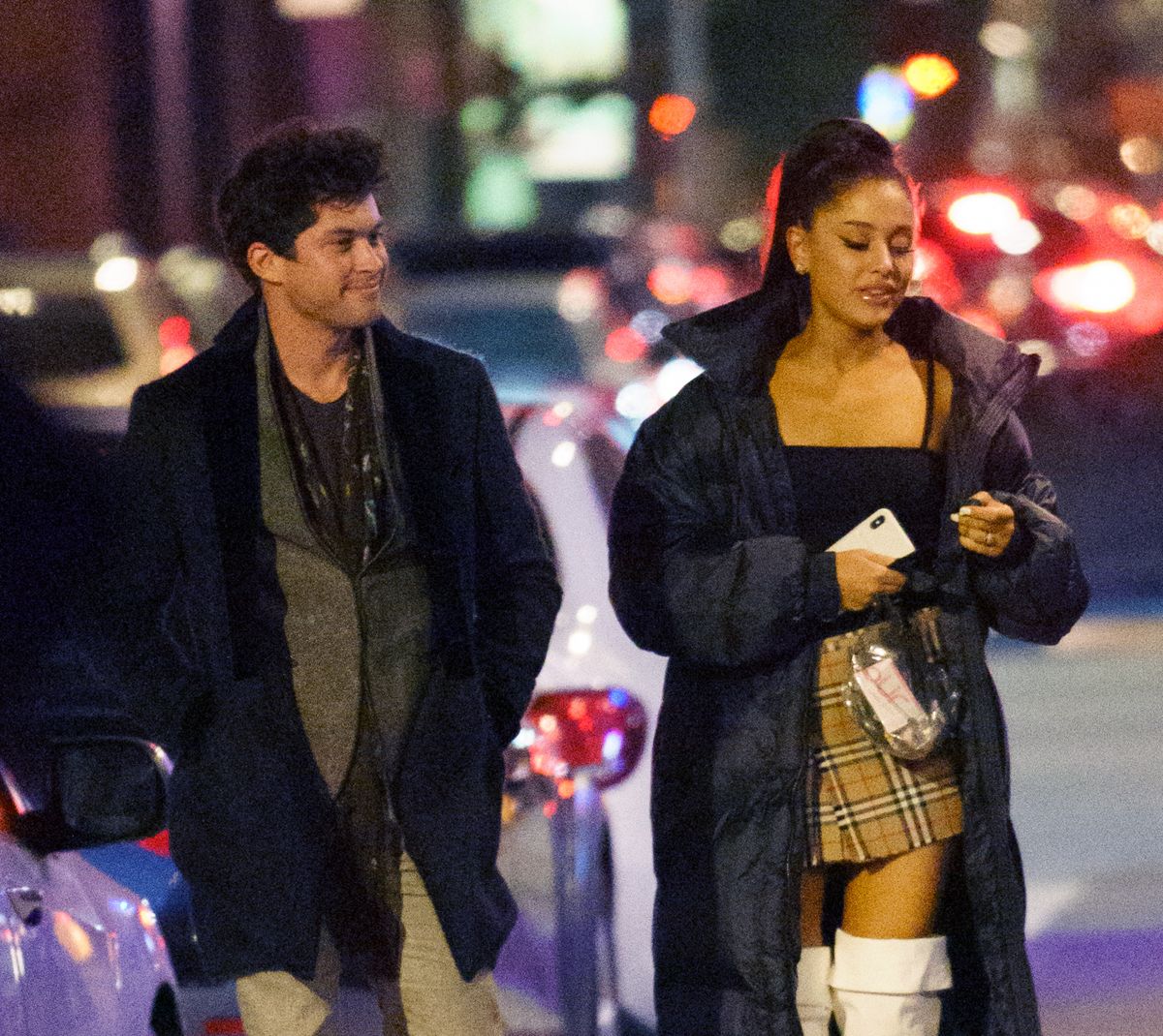 ARIANA GRANDE and Graham Phillips Night Out in New York 03/09/2019 ...
