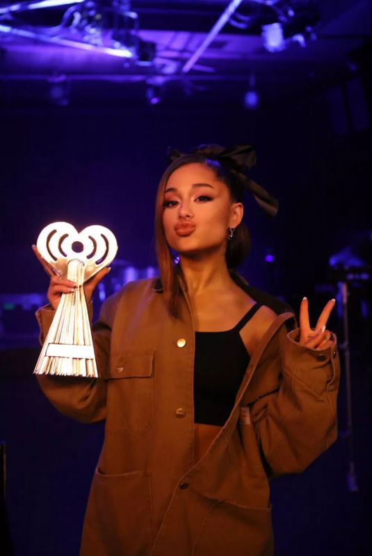 ARIANA GRANDE at Iheartradio Music Awards 2019 in Los Angeles 03/14/2019