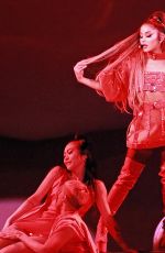 ARIANA GRANDE Performs at Sweentner World Tour in Boston 03/20/2019