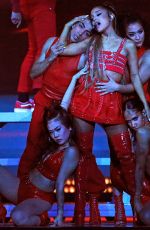 ARIANA GRANDE Performs at Sweentner World Tour in Boston 03/20/2019