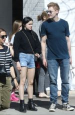ARIEL WINTER in Denim Cutoff Out for Lunch in Los Angeles 03/16/2019