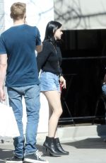 ARIEL WINTER in Denim Cutoff Out for Lunch in Los Angeles 03/16/2019