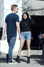 ARIEL WINTER in Denim Cutoff Out for Lunch in Los Angeles 03/16/2019