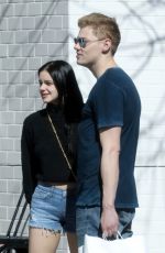 ARIEL WINTER in Denim Cutoff Out for Lunch in Los Angeles 03/16/2019