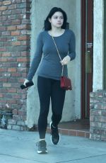 ARIEL WINTER Leaves Yoga Class in Los Angeles 02/28/2019