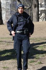 ARIELLE KEBBEL on the Set of Lincoln in New York 03/19/2019
