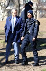 ARIELLE KEBBEL on the Set of Lincoln in New York 03/19/2019