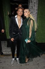 ASHLEE SIMPSON and Evan Ross at Diana Ross 75th Birthday Bash in Hollywood 03/26/2019