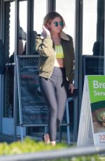 ASHLEY BENSON Out for Coffee in Los Angeles 03/16/2019