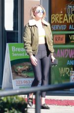ASHLEY BENSON Out for Coffee in Los Angeles 03/16/2019