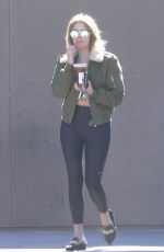 ASHLEY BENSON Out for Coffee in Los Angeles 03/16/2019