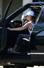 ASHLEY TISDALE Leaves Yoga Class in Studio City 03/16/2019