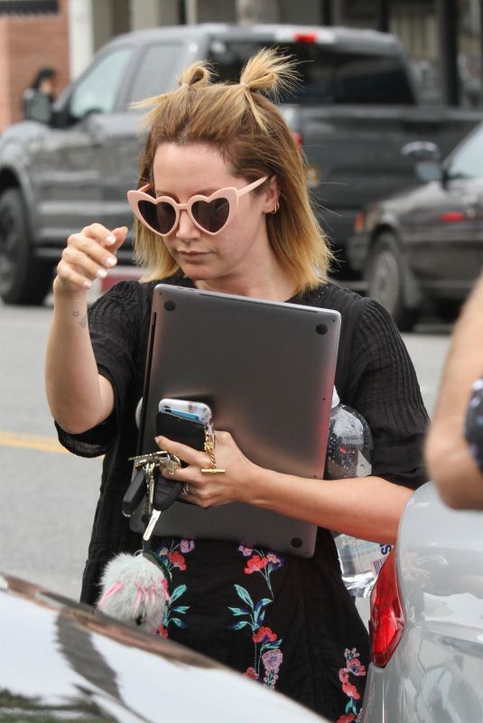 ASHLEY TISDALE Out and About in Studio City 03/19/2019