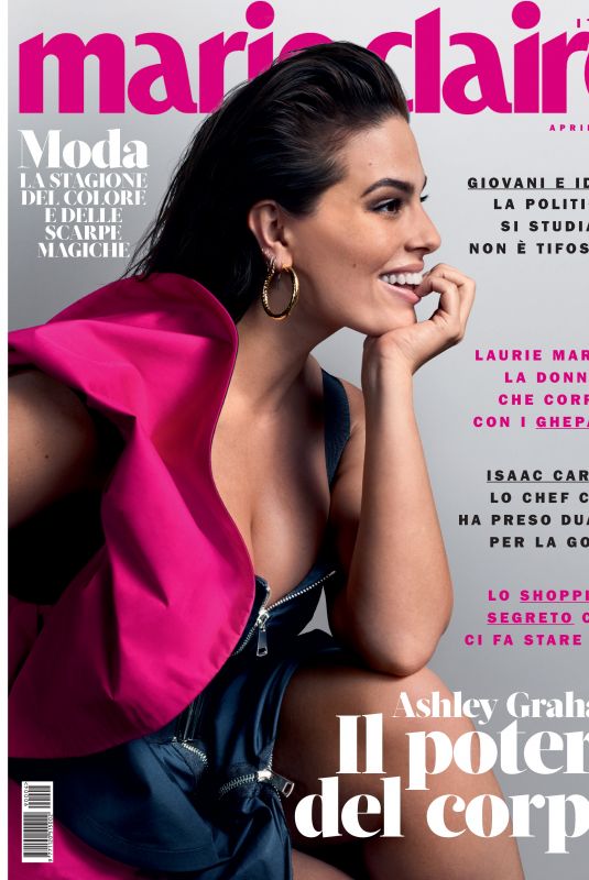 ASHLEYGRAHAM in Marie Claire Magazine, Italy April 2019