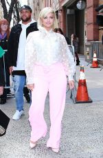 BEBE REXHA Arrives at The View in New York 03/28/2019